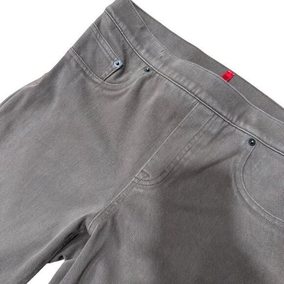 SPANX Earthy Taupe Neutral Jean-ish Jeanish Twill Shaping Legging - Picture 6 of 10